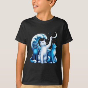 T-shirt Chats bleus de Harris Vague Kamala Drôle pour les