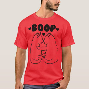 T-shirt Chats Booping Nez Drôle Chat Boop 