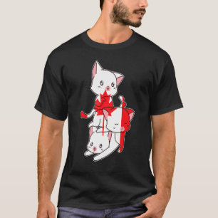 T-shirt Chats Canada Canadiens Canada