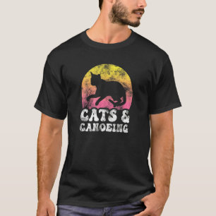 T-shirt Chats & Canotage Vintage Retro Passion