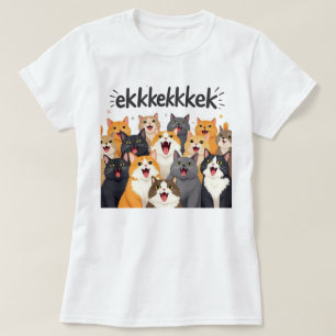 T-shirt Chats caquetant, gazouillant, ekekek