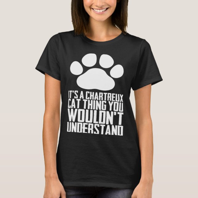 T-shirt chats Chartreux  Chartreux  chaton Chartreux (Devant)