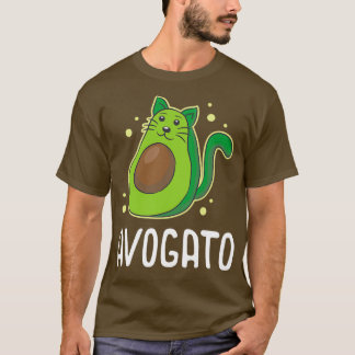 T-shirt Chats Chat Avocado Amant Avogato Cadeau Anniversai