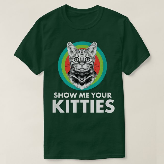 T-shirt Chats Chatons Chats Propriétaires de Chats Animaux (Design devant)