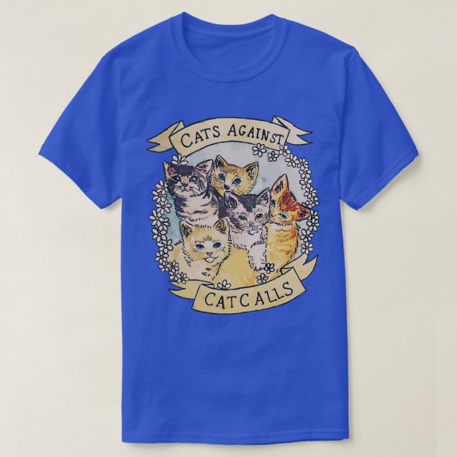 T-shirt Chats contre les appels de chats ORIGINAL Essentia (Design devant)