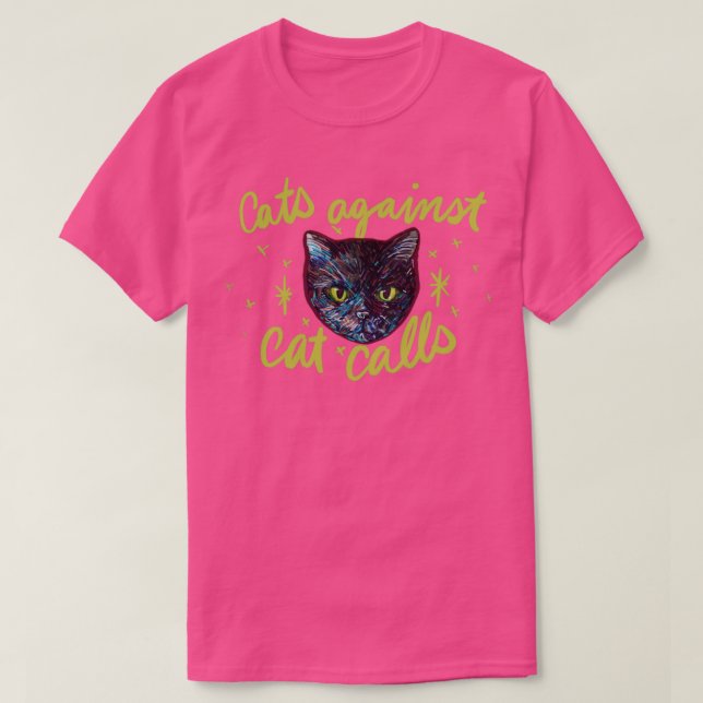 T-shirt Chats contre les catalogues (Design devant)