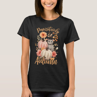 T-shirt Chats Cottagecore Automne Chats Hallowee Automne