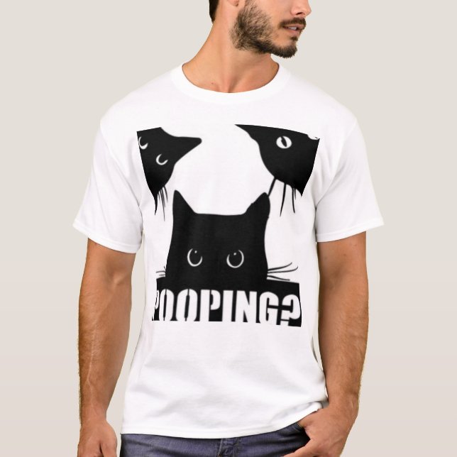 T-shirt Chats curieux (Devant)