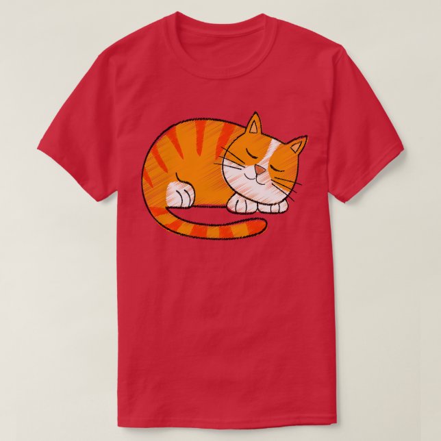 T-shirt Chats Cute Chat (Design devant)
