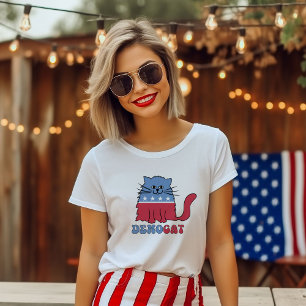 T-shirt Chats Dames de chat pour Kamala Harris Vote 2024