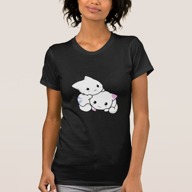 T-shirt Chats dans l'amour (Devant)