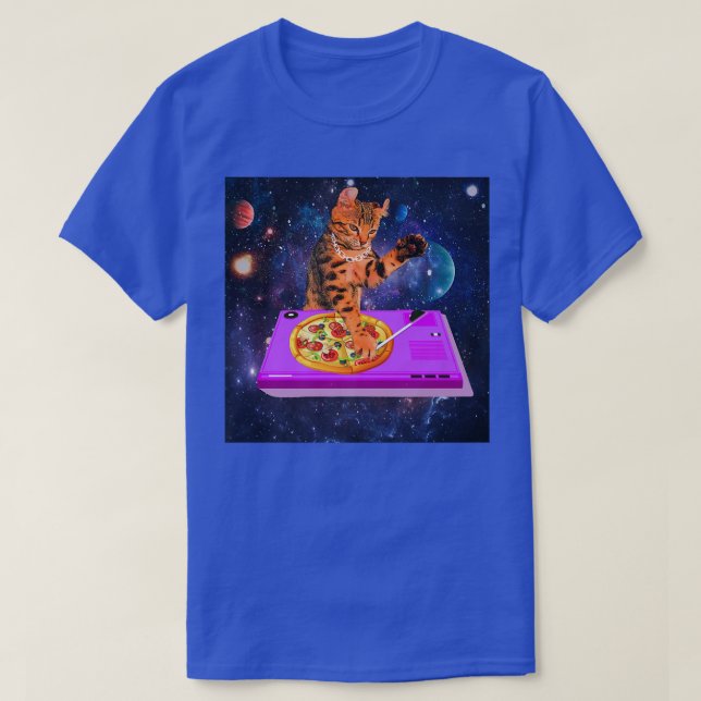 T-shirt Chats Dans L'Astral Spatial Design Cosmique Astron (Design devant)