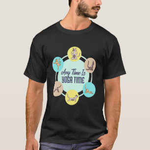 T-shirt Chats Dans Les Postures De Yoga Chat Sportif N'imp