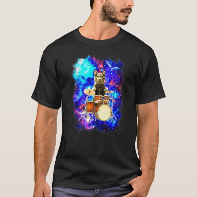 T-shirt Chats dans l'espace (Devant)