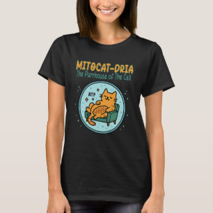 T-shirt Chats de blague de biologie Professeur d'humour sc