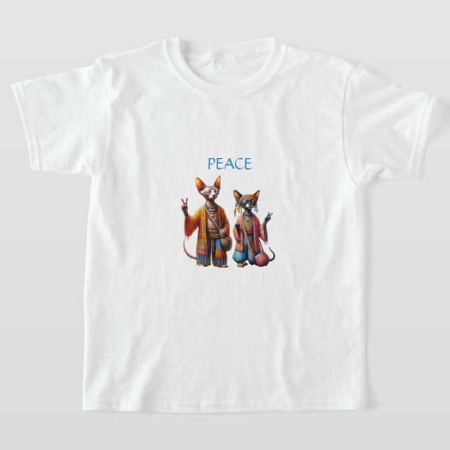 T-shirt Chats de Bohême Sphynx (Poser)