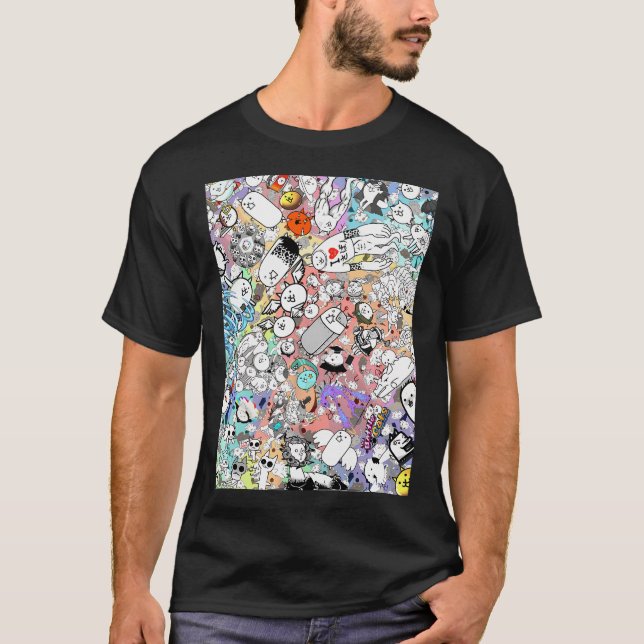 T-shirt Chats de combat (Devant)