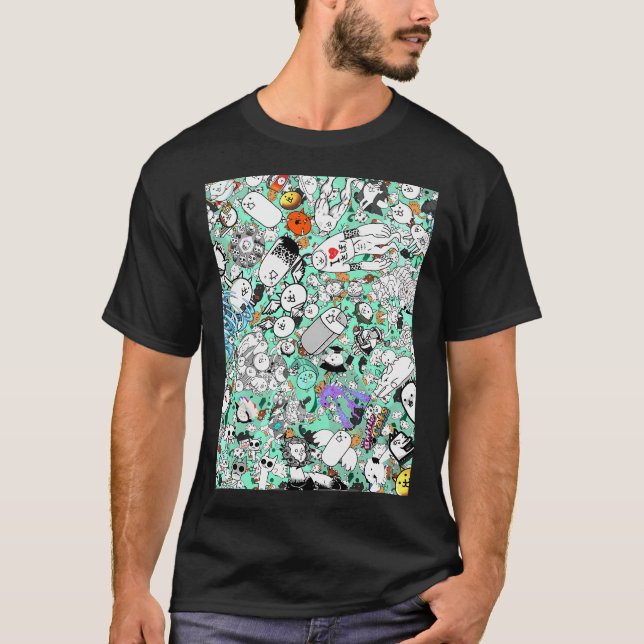 T-shirt Chats de combat (Devant)