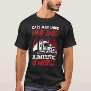 T-shirt Chats De Conducteur De Camion De Camion Peuvent Av