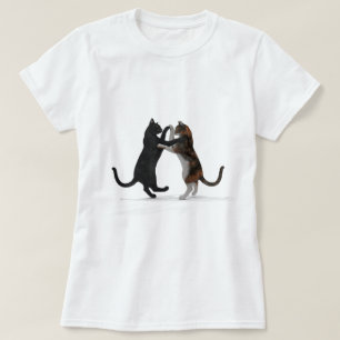 T-shirt Chats de danse doux