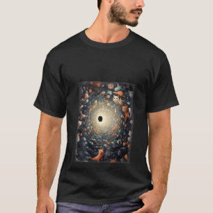 T-shirt Chats de femmes dans un trou noir Chat mignon Ma