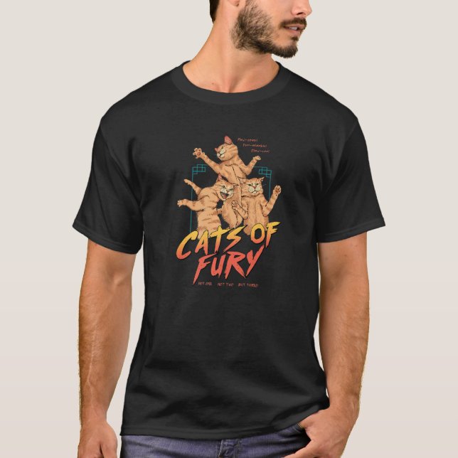 T-shirt Chats De Furie (Devant)