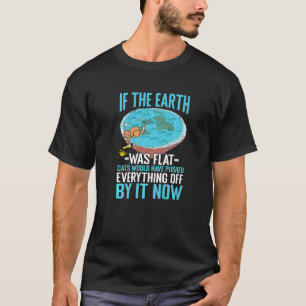 T-shirt Chats de la Terre Plate Complot Scientifique Terri