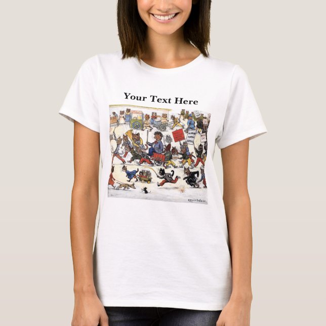 T-shirt Chats de Louis Wain 2 (Devant)