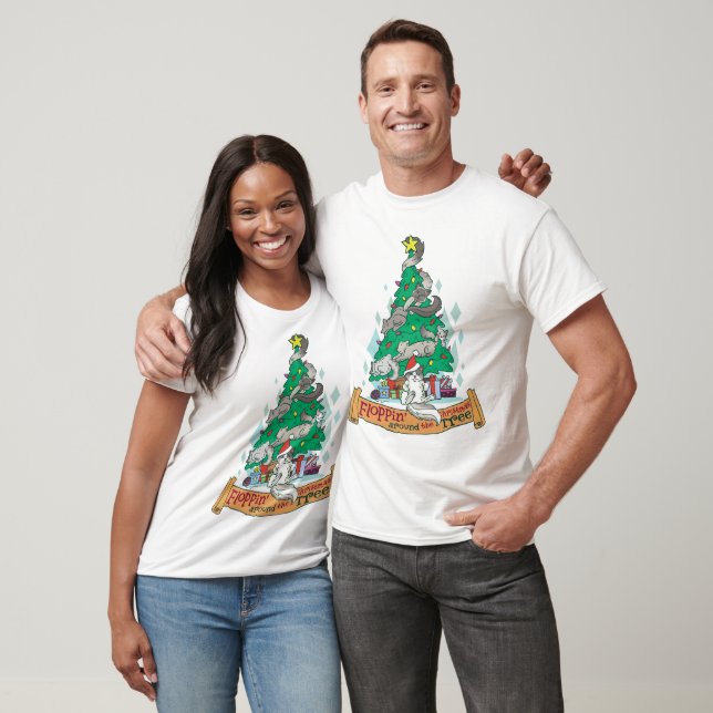 T-shirt Chats de Noël Ragdoll (Unisexe)