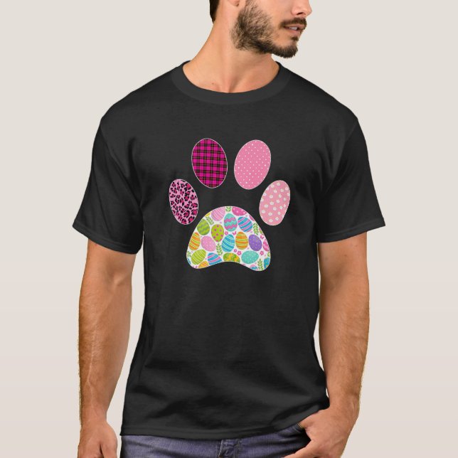 T-shirt Chats de Pâques Chiens de chèvre Léopard Chien de  (Devant)