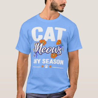 T-shirt Chats de printemps Animal Animaux Animaux Forts Ja