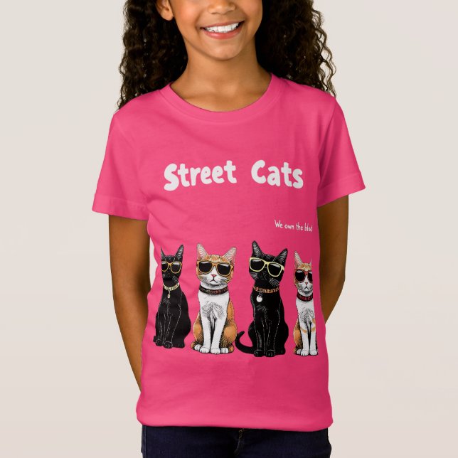 T-Shirt Chats de rue (Devant)
