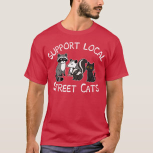 T-shirt Chats de rue locaux de soutien garçon rétro