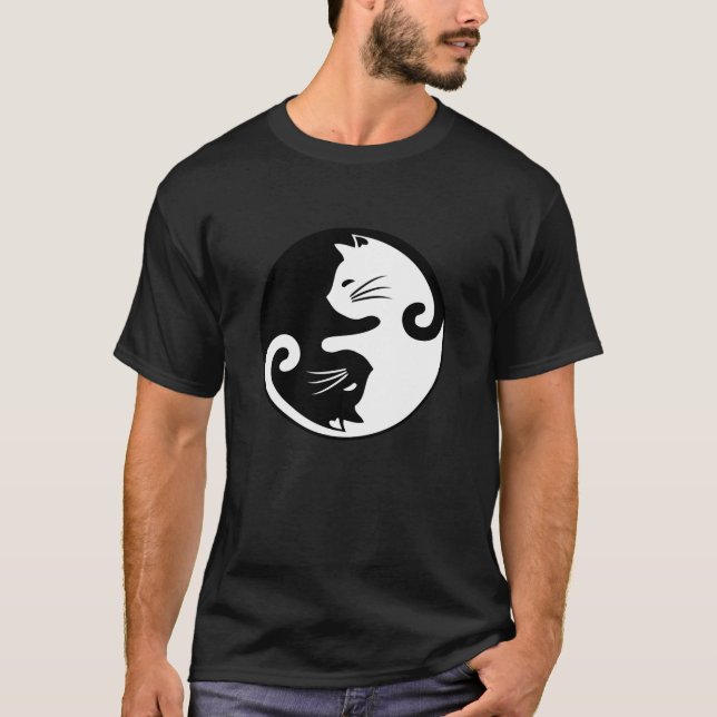 T-shirt Chats de Yin yang (Devant)