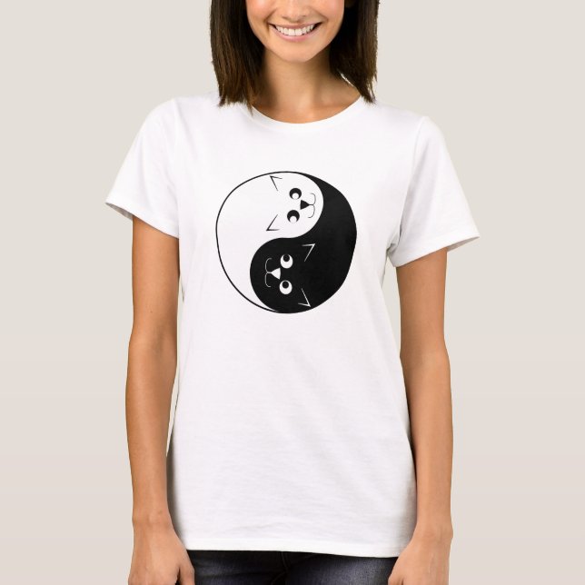 T-shirt Chats de YinYang (Devant)
