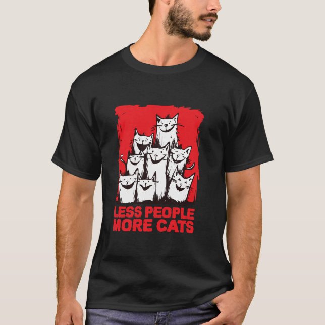 T-shirt Chats déchaînés aiment les déclarations joyeuses p (Devant)