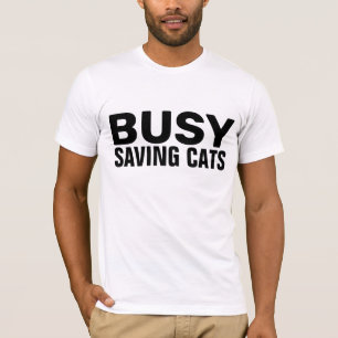 T-SHIRT CHATS D'ÉCONOMIE D'ENTREPRISE (SECOURT CAT) T-SHIR