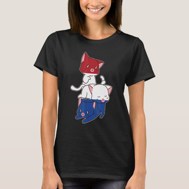 T-shirt Chats des Pays-Bas Hollandais (Devant)
