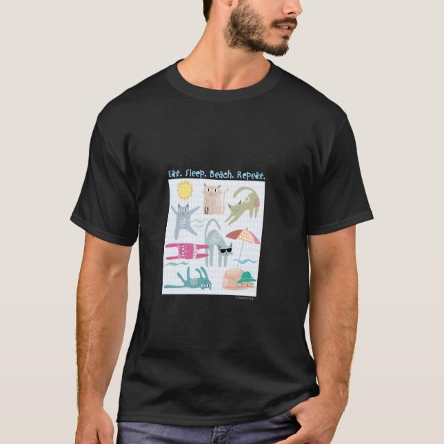 T-shirt Chats d'été (Devant)