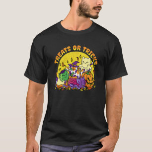 T-shirt Chats d'Halloween Trick Or Treat