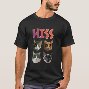 T-shirt Chats Drôles de Chats Sifflent Rock Pun Amoureux d