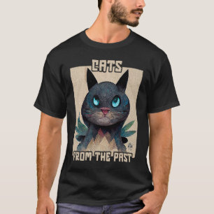T-shirt Chats du passé Chaton Maison Chat Chaton Chat