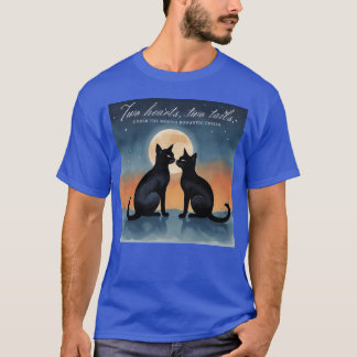 T-shirt Chats en amour poster Chats Romc Chats Poster rétr
