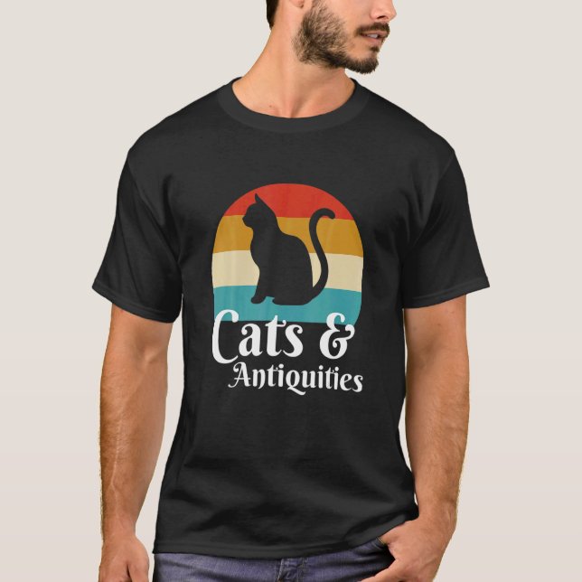 T-shirt Chats Et Antiquités (Devant)