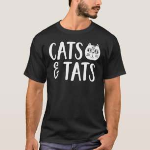 T-shirt Chats et Ats Attooés Propriétaire de Chat Parent d