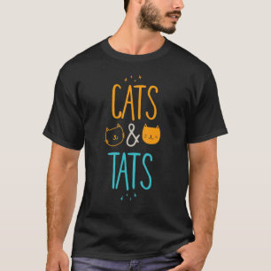 T-shirt Chats Et Ats Chat  Tatouage   Idée