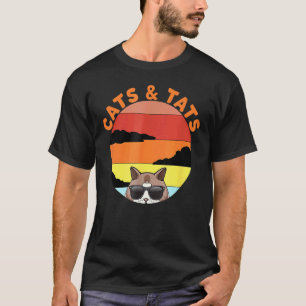 T-shirt Chats Et Ats Chat Tatoué Amour