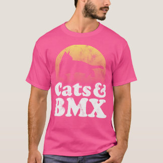 T-shirt Chats Et Bmx Chat Homme Ou Femme Et Bmx