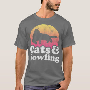 T-shirt Chats et bowling Chat et bowling masculin ou fémin