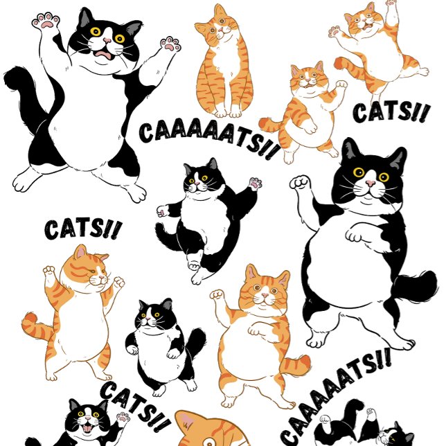T-shirt Chats et CAAAATS ! ! (Créateur téléchargé)